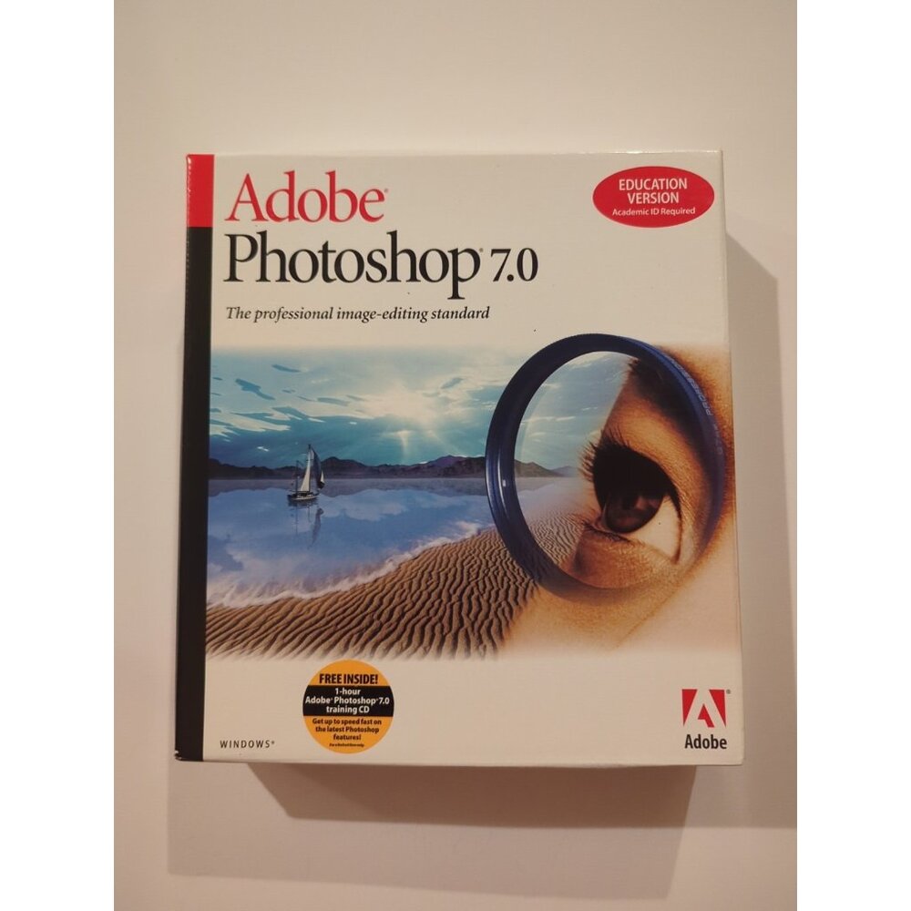 New Adobe Photoshop 7.0 Mac OSX Mac OS 9.1 or 9.2  Education Version